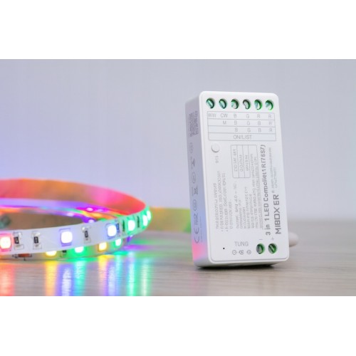 Mi-Boxer ODBIORNIK STEROWNIK DO TAŚM LED 12A 2.4G RGB/RGBW/RGBCCT FUT037S+