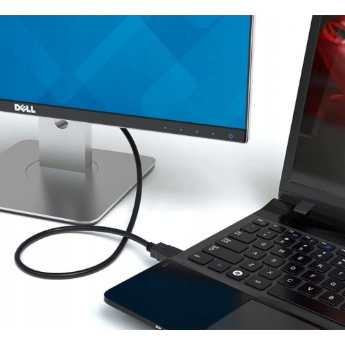 Kabel przewód hdmi - hdmi 1,5m 4k v2.0 czarny