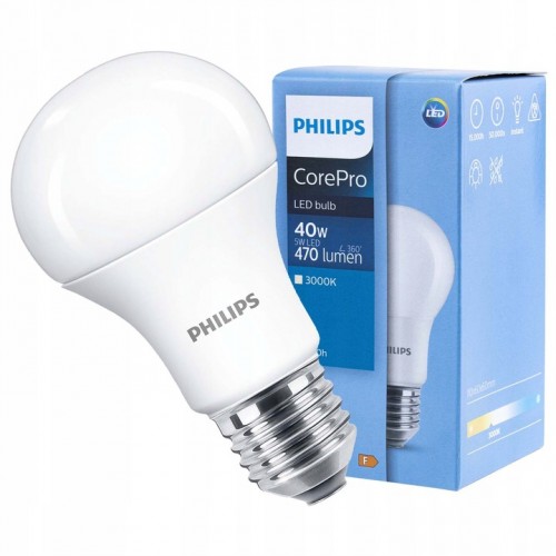 Żarówka LED CorePro E27 4,9W 470lm Philips