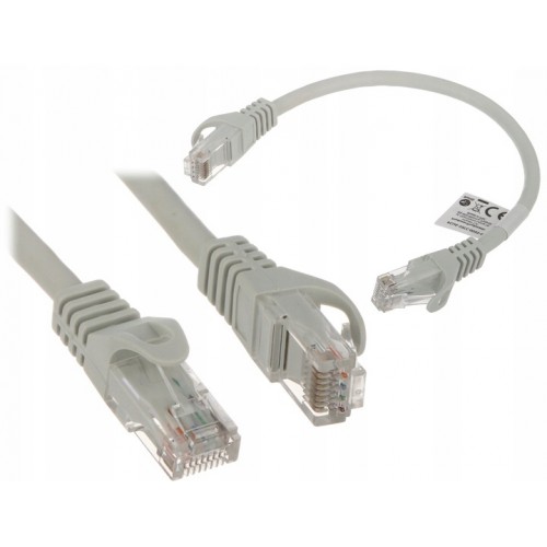 Kabel komputerowy sieciowy RJ45 8P8C kat.6 0.25m