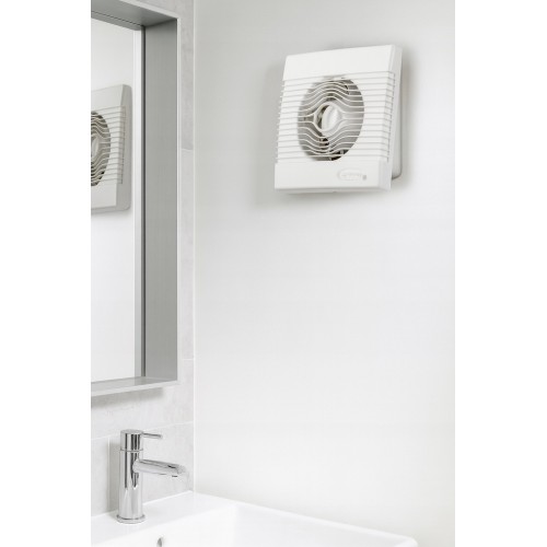 Wentylator łazienkowy domowy cichy airRoxy 01-016 100 mm biały