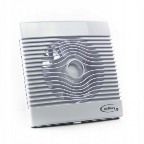 Wentylator łazienkowy domowy cichy airRoxy 01-016 100 mm biały