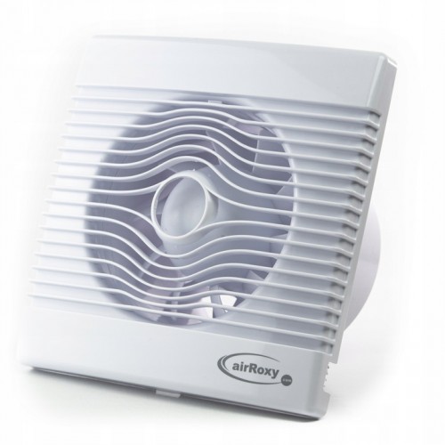 Wentylator łazienkowy domowy cichy airRoxy 01-016 100 mm biały