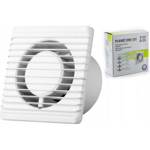 Wentylator łazienkowy domowy cichy fi80 fi 80 s biały