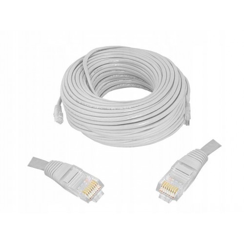 KABEL SIECIOWY LAN RJ45 SKTRĘTKA ETHERNET PATCHCORD UTP CAT 5E 30M
