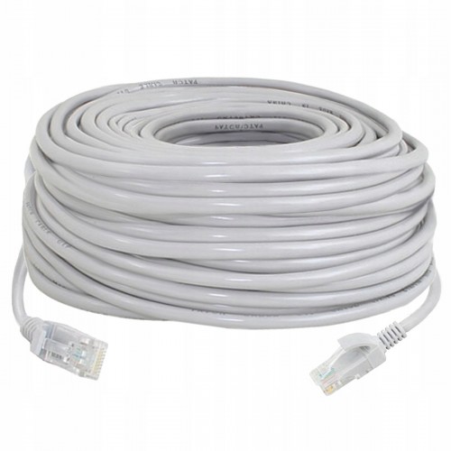 KABEL SIECIOWY LAN RJ45 SKTRĘTKA ETHERNET PATCHCORD UTP CAT 5E 25M