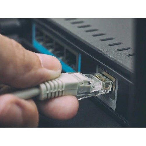 KABEL SIECIOWY LAN RJ45 SKTRĘTKA ETHERNET PATCHCORD UTP CAT 5E 25M