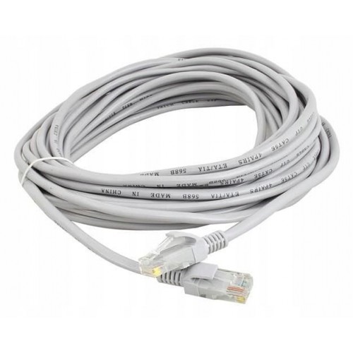 KABEL SIECIOWY LAN RJ45 SKTRĘTKA ETHERNET PATCHCORD UTP CAT 5E 25M