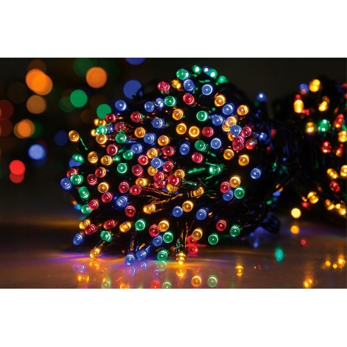 Lampki choinkowe 500 LED programator Multikolor