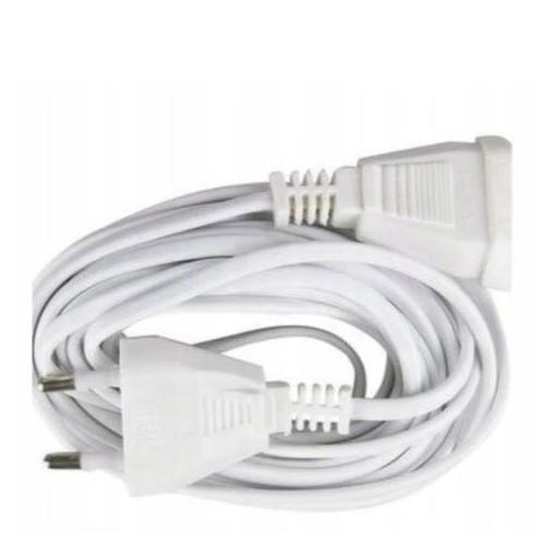 Przedłużacz do lampek choinkowych pojedynczy  3 M biały