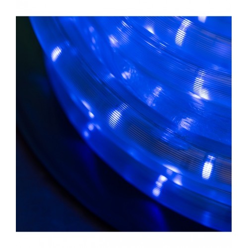 Wąż świetlny LED zewnętrzny 100m niebieski