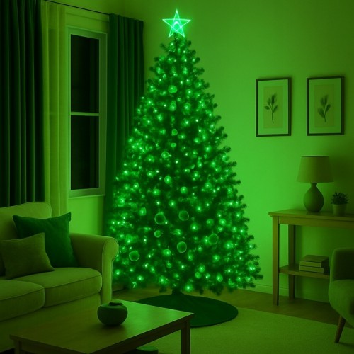 Lampki choinkowe 200LED Zielony programator