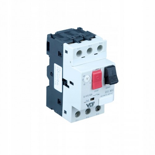 Wyłącznik silnikowy na szynę VCX GV2 6,0-10A Termik