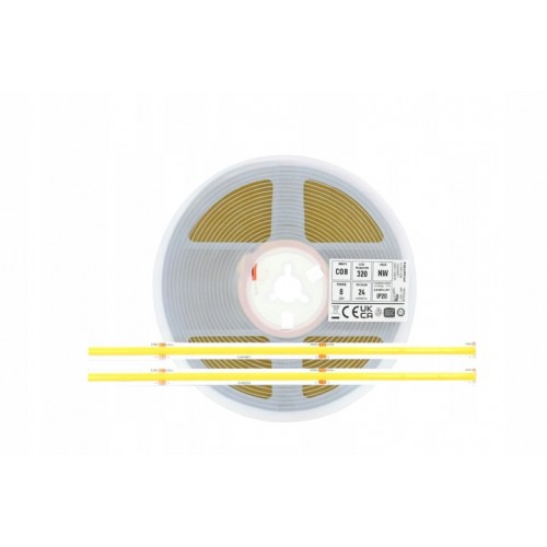 Taśma LED Pasek LED Oświetlenie Meblowe Biała Ciepła 8W 720lm 5m