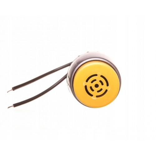 Sygnalizator dźwiękowy 24V AC pierścień niklowany