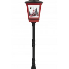 Latarnia Lampa Świąteczna Do Ogrodu Domek z Pozytywką Lampa LED