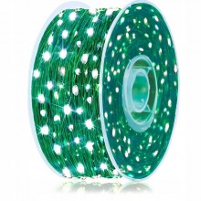 Lampki Drucik Lampki Choinkowe 1000 LED Zimny Biały Programator 100m