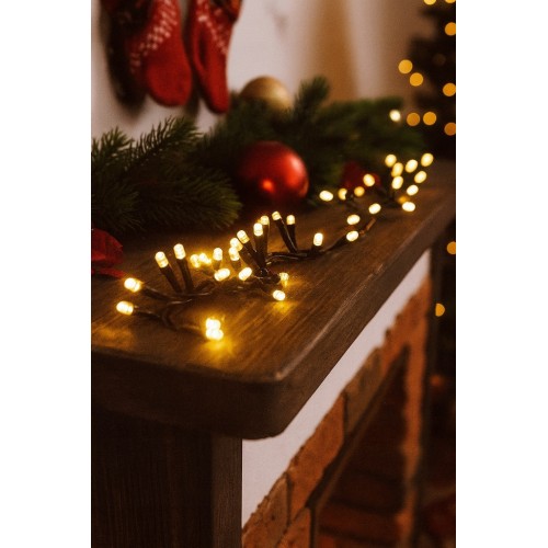 Lampki Choinkowe na Baterie 20LED Łańcuch Świetlny Ciepłe Białe do Girlandy