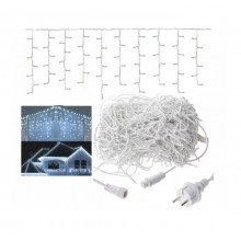 Lampki Choinkowe Sople 1000 LED Zimny Biały Flesz Kurtyna LED Zewnętrzna