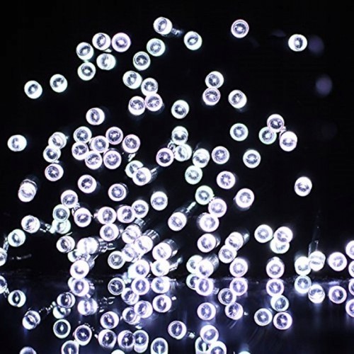 Lampki Choinkowe 100 LED Światełka Na Choinkę Programator Zimny Biały