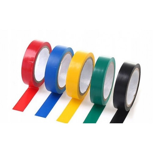 Taśma Izolacyjna Izolacja Do Kabli PVC 0.15x18mm Multikolor 10 sztuk
