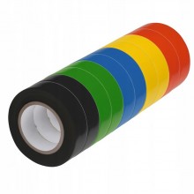 Taśma Izolacyjna Izolacja Do Kabli PVC 0.15x18mm Multikolor 10 sztuk