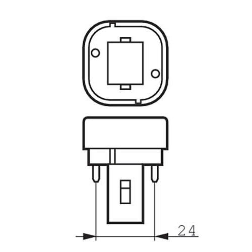 Świetlówka LED G24d-2 PLC 6,5W 3000K 650lm CorePro