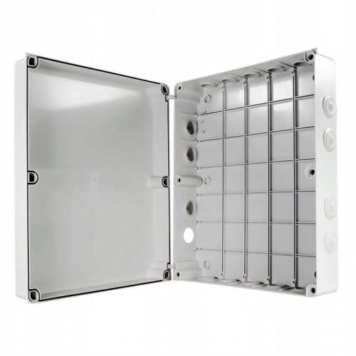 PUSZKA NATYNKOWA HERMETYCZNA IP65 460x380x120mm PAWBOL S-BOX 806 SZARA