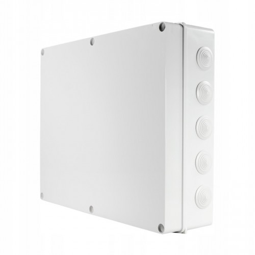 PUSZKA NATYNKOWA HERMETYCZNA IP65 460x380x120mm PAWBOL S-BOX 806 SZARA