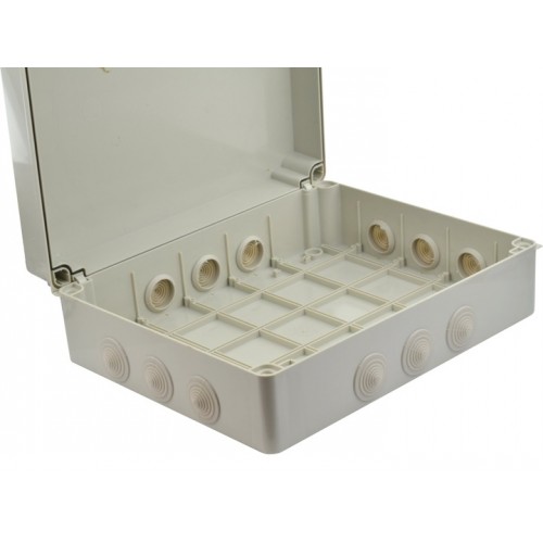 Puszka hermetyczna z dławikami 380x300x120 S-BOX 706 IP65 wodoodporna