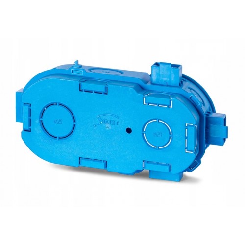 Puszka podtynkowa szeregowa podwójna 2×60 mm głęboka do elektroniki