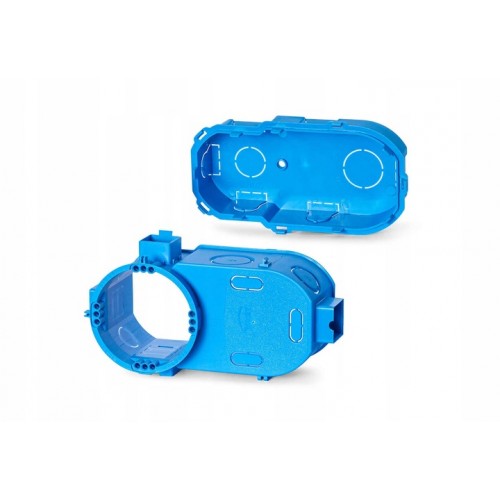 Puszka podtynkowa szeregowa podwójna 2×60 mm głęboka do elektroniki