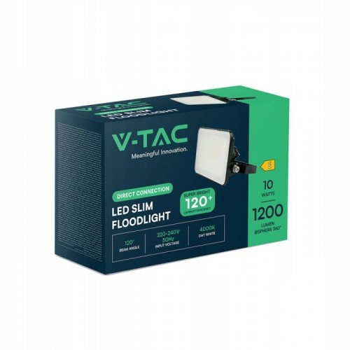 Naświetlacz LED Halogen Lampa Reflektor z Mufa Kablową 10W 4000K