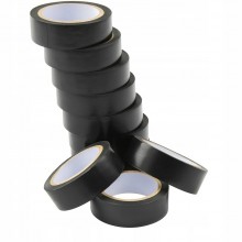Taśma Izolacyjna Izolacja Do Kabli Przewodów Czarna PVC 0.15x18mm 10 sztuk