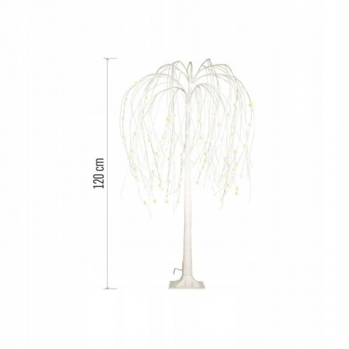 Drzewko Świąteczne LED Figura Dekoracja Ogrodowa LED Ciepły Biały 120cm