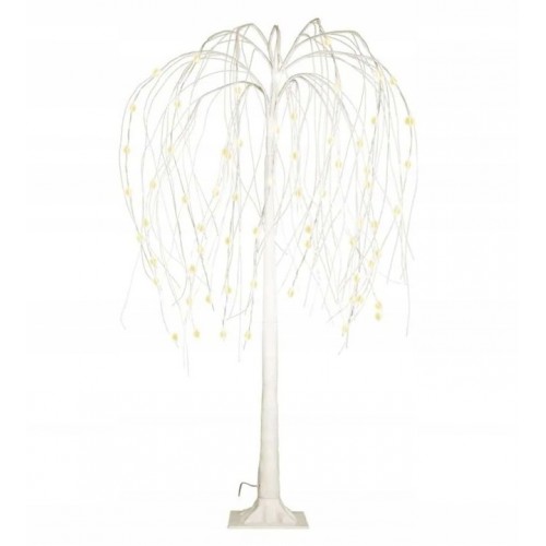 Drzewko Świąteczne LED Figura Dekoracja Ogrodowa LED Ciepły Biały 120cm
