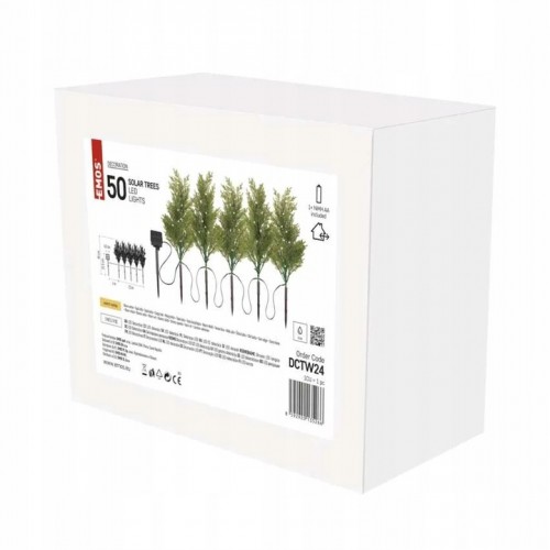 Gałązki LED Solarne Lampa Ogrodowa Świąteczna Choinka IP44