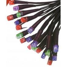 Lampki Choinkowe Światełka Na Choinkę 300 LED Gruba Dioda Multikolor