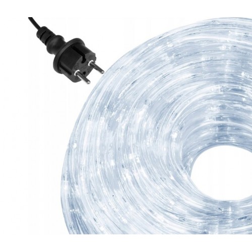 Wąż świetlny LED zewnętrzny 100m zimny biały