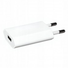 Ładowarka Sieciowa Kostka 1x USB biała Adapter Do Ładowania