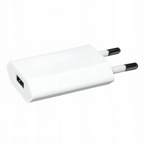 Ładowarka Sieciowa Kostka 1x USB biała Adapter Do Ładowania