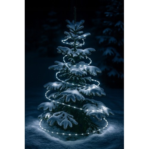 Wąż świetlny LED zewnętrzny 50 m zimny biały