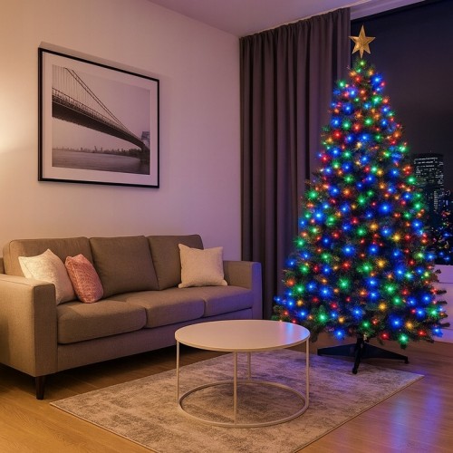 Lampki choinkowe multikolor programator 1000LED