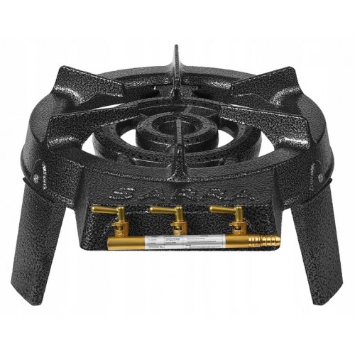 Kuchenka Gazowa Taboret Żeliwny Palnik Gazowy Mocny 9,8kW