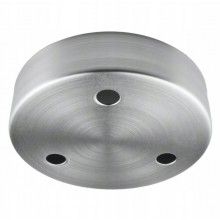 Podsufitka Rozeta Metalowa Potrójna Maskownica Okrągła Metal Szczotkowany