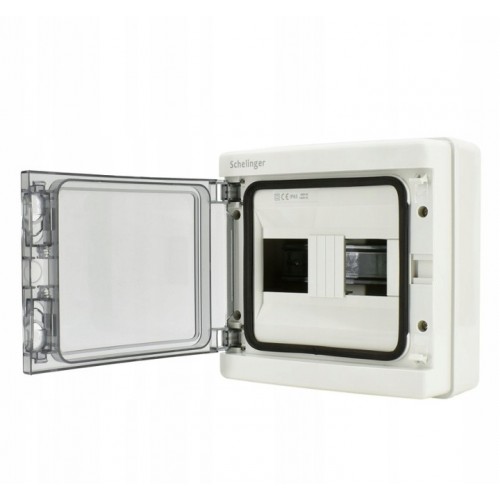 Rozdzielnica natynkowa hermetyczna obudowa 1x8 IP65 zaciski 8N+8PE