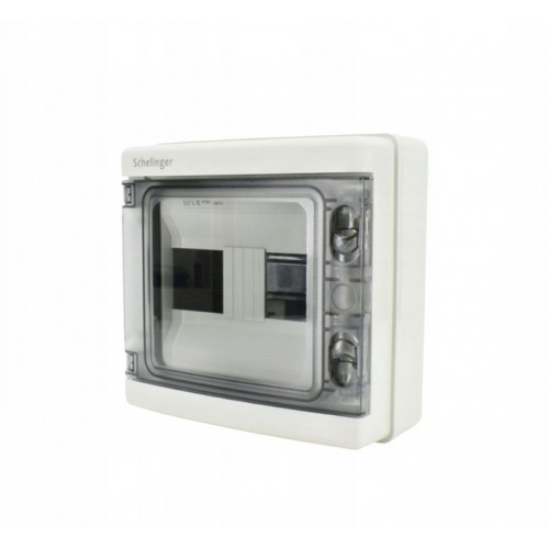 Rozdzielnica natynkowa hermetyczna obudowa 1x8 IP65 zaciski 8N+8PE