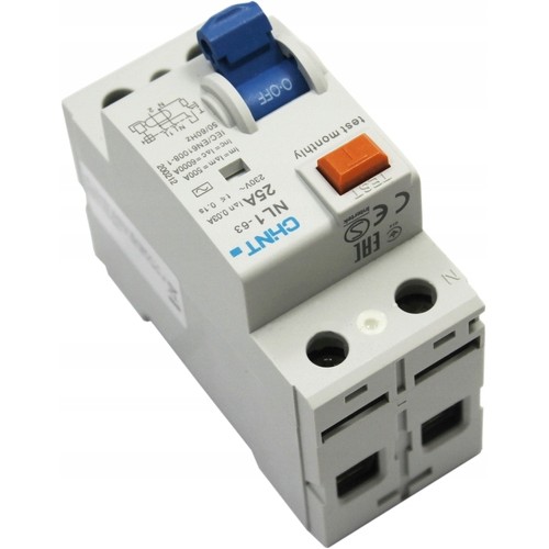 Wyłącznik różnicowoprądowy NL1-63/25/0,03 2P AC
