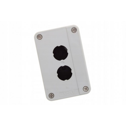 Kaseta biała pusta 2 otwory