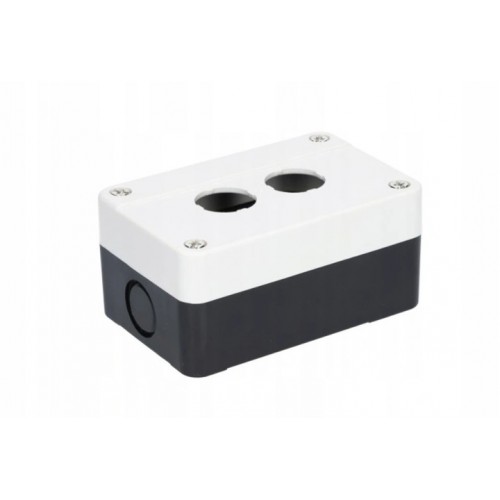 Kaseta biała pusta 2 otwory